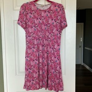 Boden floral jersey dress botanical